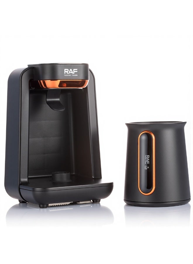 RAF آلة صنع القهوة RAF سعة 280 مل محمولة كهربائية، نظام تخمير سريع 500 واط، عملية لمسة واحدة، مثالية للمنزل، المكتب، السفر، الإسبريسو، القهوة السوداء ومشروبات الحليب - Image 3